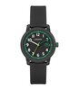 Horloge LACOSTE SPORT INSPIRED Kinderen 2030042 Analoog Behuizing MINERAAL Zwart Bracelette Silicone Zwart Boucle ardillon Etanchéiteiten 5BAR