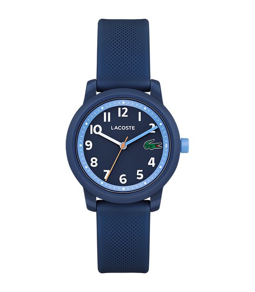 Horloge LACOSTE SPORT INSPIRED Kinderen 2030043 Analoog Behuizing MINERAAL Blauw Bracelette Silicone Blauw Boucle ardillon Etanchéiteiten 5BAR