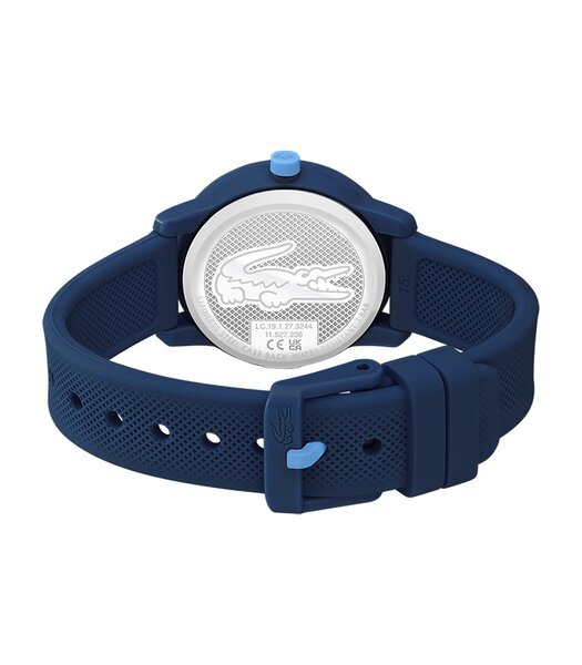 Horloge LACOSTE SPORT INSPIRED Kinderen 2030043 Analoog Behuizing MINERAAL Blauw Bracelette Silicone Blauw Boucle ardillon Etanchéiteiten 5BAR