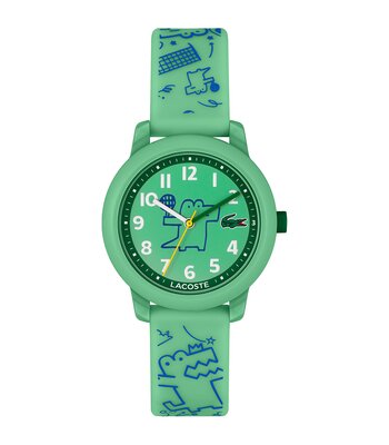 Horloge LACOSTE SPORT INSPIRED Kinderen 2030057 Analoog Behuizing MINERAAL Groen Bracelette Silicone Groen Boucle ardillon Etanchéiteiten 5BAR