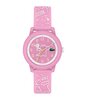 Horloge LACOSTE SPORT INSPIRED Kinderen 2030058 Analoog Behuizing MINERAAL Roze Bracelette Silicone Roze Boucle ardillon Etanchéiteiten 5BAR