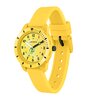Horloge LACOSTE Kinderen 2030060 Analoog Behuizing MINERAAL Geel Bracelette Silicone Geel Etanchéiteiten 5BAR