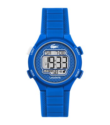 Horloge LACOSTE KIDS Kinderen 2030066 Analoog Behuizing MINERAAL Blauw Bracelette Silicone Blauw Etanchéiteiten 10BAR