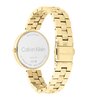 Horloge CALVIN KLEIN WATCHES GLEAM Dames 25100014 Analoog Behuizing MINERAAL Staal Bracelette Staal Geelgoudkleurig Boucle déployante Etanchéiteiten 3