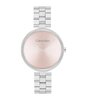Horloge CALVIN KLEIN WATCHES GLEAM Dames 25100015 Analoog Behuizing MINERAAL Roze Bracelette Roestvrij staal Staal Boucle déployante Etanchéiteiten 3B
