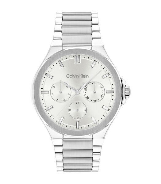 Horloge CALVIN KLEIN WATCHES VIBRANCY Dames 25100054 Analoog Behuizing MINERAAL Wit Bracelette Roestvrij staal Staal Etanchéiteiten 3BAR