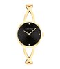 Horloge CALVIN KLEIN WATCHES GESCHULDE EMBRACING Vrouw 25100059 Analoog Behuizing MINERAAL Zwart Armband Staal Geel goud Waterdichtheid 3BAR