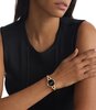 Horloge CALVIN KLEIN WATCHES GESCHULDE EMBRACING Vrouw 25100059 Analoog Behuizing MINERAAL Zwart Armband Staal Geel goud Waterdichtheid 3BAR