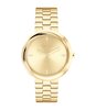 Horloge CALVIN KLEIN WATCHES TWISTED BEZEL Dames 25100094 Analoog Behuizing MINERAAL Geelgoud Bracelette Staal Geelgoudkleurig Etanchéiteiten 3BAR