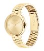 Horloge CALVIN KLEIN WATCHES TWISTED BEZEL Dames 25100094 Analoog Behuizing MINERAAL Geelgoud Bracelette Staal Geelgoudkleurig Etanchéiteiten 3BAR