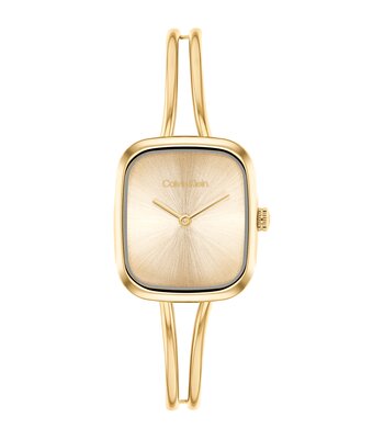 Horloge CALVIN KLEIN WATCHES CK ADORE Dames 25100132 Analoog Behuizing MINERAAL Geelgoud Bracelette Staal Geelgoudkleurig Etanchéiteiten 3BAR