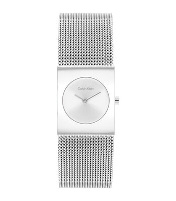 Horloge CALVIN KLEIN WATCHES CK PULSE Dames 25100135 Analoog Behuizing MINERAAL Zilverkleurig Bracelette Roestvrij staal Staal Etanchéiteiten 3BAR