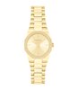 Horloge CALVIN KLEIN WATCHES GEOMETRIC ELEGANCE Dames 25100142 Analoog Behuizing MINERAAL Geelgoud Bracelette Staal Geelgoudkleurig Etanchéiteiten 3BA