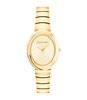Montre CALVIN KLEIN WATCHES TWISTED BEZEL Femme 25100147 Analogue Cadran MINERAL Or jaune Bracelet Acier Or jaune Etanchéité 3BAR