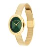 Horloge CALVIN KLEIN WATCHES TWISTED BEZEL Dames 25100152 Analoog Behuizing MINERAAL Groen Bracelette Staal Geelgoudkleurig Etanchéiteiten 3BAR