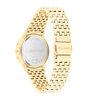Horloge CALVIN KLEIN WATCHES LUXE Dames 25100172 Analoog Behuizing MINERAAL Wit Bracelette Staal Geelgoudkleurig Etanchéiteiten 3BAR