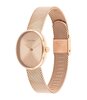 Horloge CALVIN KLEIN WATCHES EUPHORIA Dames 25100175 Analoog Behuizing MINERAAL Roségoud Bracelette Staal Roségoudkleurig Etanchéiteiten 3BAR