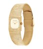 Horloge CALVIN KLEIN WATCHES SOPHISTICATED SQUARE Dames 25100178 Analoog Behuizing MINERAAL Geelgoud Bracelette Staal Geelgoudkleurig Etanchéiteiten 3