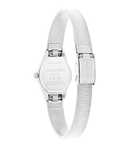 Horloge CALVIN KLEIN WATCHES CK CONTEMPORARY Dames 25100192 Analoog Behuizing MINERAAL Zilverkleurig Bracelette Roestvrij staal Staal Etanchéiteiten 3