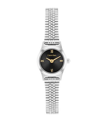 Horloge CALVIN KLEIN WATCHES CK CONTEMPORARY Dames 25100200 Analoog Behuizing MINERAAL Zwart Bracelette Roestvrij staal Staal Etanchéiteiten 3BAR