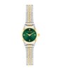 Montre CALVIN KLEIN WATCHES CK CONTEMPORARY Femme 25100202 Analogue Cadran MINERAL Vert Bracelet Acier inoxydable Acier / or jaune Etanchéité 3BAR