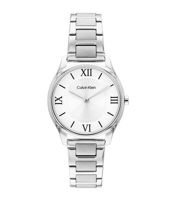 Horloge CALVIN KLEIN WATCHES SCULPTED ESSENTIALS Vrouw 25100213 Analoog Behuizing Mineraal Wit Armband Roestvrij staal Staal Waterdichtheid 3 ATM