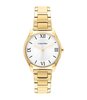 Horloge CALVIN KLEIN WATCHES SCULPTED ESSENTIALS Vrouw 25100214 Analoog Behuizing Mineraal Wit Armband Roestvrij staal Geel goud Waterdichtheid 3 ATM