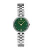 Horloge CALVIN KLEIN WATCHES GLEAM Dames 25100224 Analoog Behuizing Mineraal Groen Bracelette Roestvrij staal Staal Etanchéiteiten 3 ATM