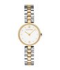 Horloge CALVIN KLEIN WATCHES GLEAM Dames 25100226 Analoog Behuizing Mineraal Wit Bracelette Roestvrij staal Staal Etanchéiteiten 3 ATM