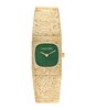 Horloge CALVIN KLEIN WATCHES SOPHISTICATED SQUARE Dames 25100228 Analoog Behuizing Mineraal Groen Bracelette Roestvrij staal Staal / geelgoudkleurig E