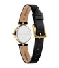 Montre CALVIN KLEIN WATCHES GLEAM Femme 25100230 Analogique Cadran Minéral Noir Bracelet Cuir Noir Etanchéité 3 ATM