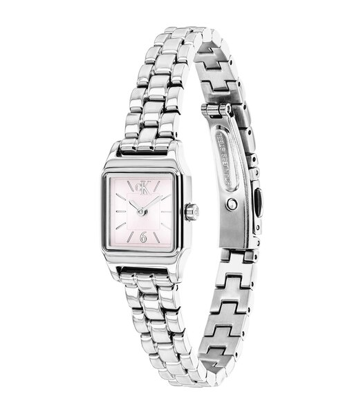 Montre CALVIN KLEIN WATCHES SOFT FORM Femme 25100232 Analogique Cadran Minéral Rose Bracelet Acier inoxydable Acier Etanchéité 3 ATM