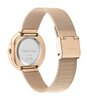 Montre CALVIN KLEIN WATCHES TWISTED BEZEL Femme 25200013 Analogique Cadran Minéral Or chair Bracelet Milanais Or chair Clip / clasp Etanchéité 3 ATM