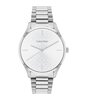 Horloge CALVIN KLEIN WATCHES CK ICONIC Dames 25200168 Analoog Behuizing MINERAAL Zilverkleurig Bracelette Roestvrij staal Staal Boucle déployante Etan