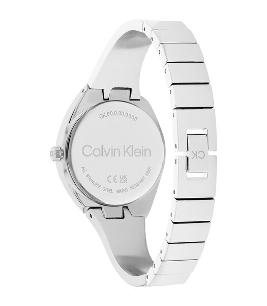 Montre CALVIN KLEIN WATCHES CHARMING Femme 25200234 Analogique Cadran Minéral Doré Bracelet Acier inoxydable Doré Boucle déployante Etanchéité 3 ATM