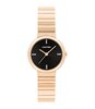 Horloge CALVIN KLEIN WATCHES CK PRECISE Dames 25200417 Analoog Behuizing MINERAAL Zwart Bracelette Staal Roségoudkleurig Boucle déployante Etanchéitei