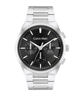 Horloge CALVIN KLEIN WATCHES ARCHITECTURAL Heren 25200459 Analoog Behuizing Mineraal Goudkleurig Bracelette Roestvrij staal Goudkleurig Boucle déploya