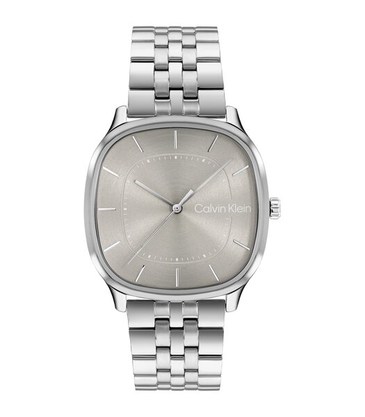 Montre CALVIN KLEIN WATCHES CK SHAPE Homme 25200581 Analogique Cadran Minéral Gris Bracelet Acier inoxydable Acier Etanchéité 3 ATM
