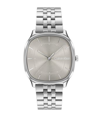 Montre CALVIN KLEIN WATCHES CK SHAPE Homme 25200581 Analogique Cadran Minéral Gris Bracelet Acier inoxydable Acier Etanchéité 3 ATM