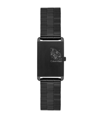 Montre CALVIN KLEIN WATCHES DAPPER Homme 25200589 Analogique Cadran Minéral Noir Bracelet Acier inoxydable Noir Etanchéité 3 ATM