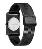 Horloge CALVIN KLEIN WATCHES DAPPER Heren 25200589 Analoog Behuizing Mineraal Zwart Bracelette Roestvrij staal Zwart Etanchéiteiten 3 ATM