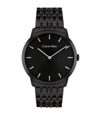 Horloge CALVIN KLEIN WATCHES TIMELESS Heren 25300008 Analoog Behuizing Mineraal Goudkleurig Bracelette Roestvrij staal Goudkleurig Boucle déployante E