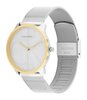 Montre CALVIN KLEIN WATCHES CK ICONIC Femme 25300014 Analogue Cadran MINERAL Argenté Bracelet Acier inoxydable Acier Etanchéité 3BAR