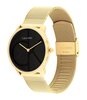 Montre CALVIN KLEIN WATCHES CK ICONIC Femme 25300016 Analogue Cadran MINERAL Noir Bracelet Acier Or jaune Etanchéité 3BAR