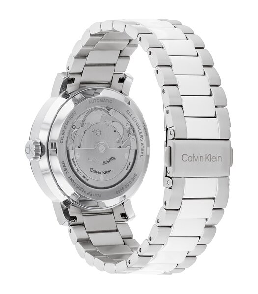 Horloge CALVIN KLEIN WATCHES CK ICONIC Heren 25300019 Analoog Behuizing MINERAAL Blauw Bracelette Roestvrij staal Staal Etanchéiteiten 3BAR