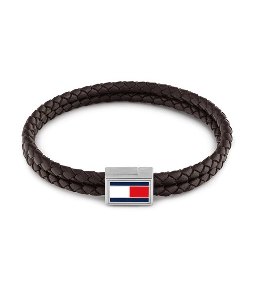 Bijou TOMMY HILFIGER JEWELS 3D FLAG LEATHER 2790754 Homme