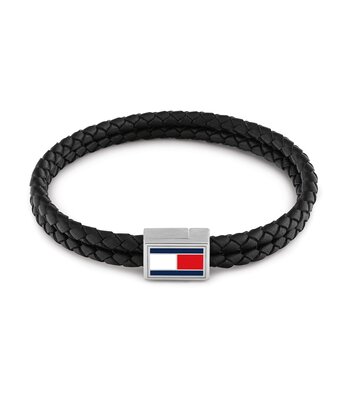 Bijou TOMMY HILFIGER JEWELS 3D FLAG LEATHER 2790755 Homme