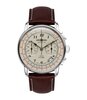 Horloge ZEPPELIN LZ126 LOS ANGELES Heren 7614-5 Analoog Behuizing MINERAAL Beige Bracelette Leer Bruin Boucle ardillon Etanchéiteiten 5ATM