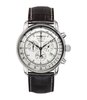 Horloge ZEPPELIN 100 JAHRE ZEPPELIN Heren 7680-1 Analoog Behuizing MINERAAL Wit Bracelette Leer Bruin Boucle ardillon Etanchéiteiten 5ATM