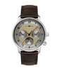 Horloge ZEPPELIN FRIEDRICHSHAFEN LADY Dames 8537-5 Analoog Behuizing MINERAAL Goudkleurig Bracelette Leer Bruin Etanchéiteiten 5BAR